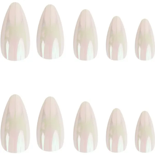 Nail HQ Almond umelé nechty Pearl Glaze 24 ks