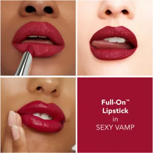Buxom FULL-ON™ PLUMPING SATIN LIPSTICK krémový rúž so zväčšujúcim efektom odtieň Sexy Vamp 2,5 ml