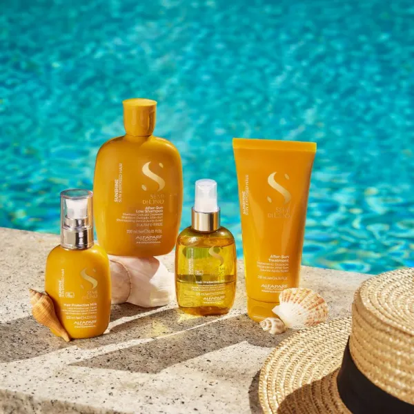 Alfaparf Milano Semi di Lino Sunshine maska pre vlasy namáhané slnkom 200 ml