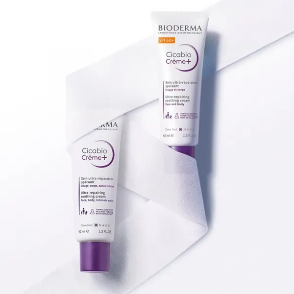 Bioderma Cicabio Créme+ SPF 50+ krém na tvár SPF 50+ 40 ml