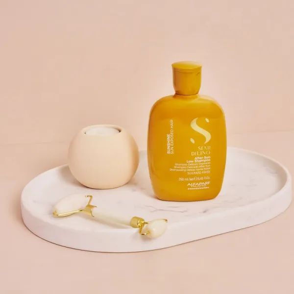 Alfaparf Milano Semi di Lino Sunshine ochranný šampón pre vlasy namáhané slnkom 250 ml