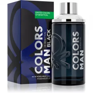 Benetton Colors de Benetton Man Black toaletná voda pre mužov 200 ml