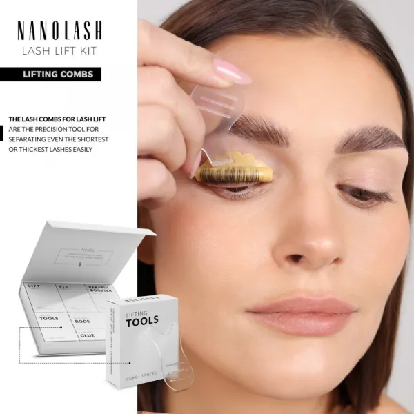 Nanolash Lifting Combs hrebienok na mihalnice 3 ks