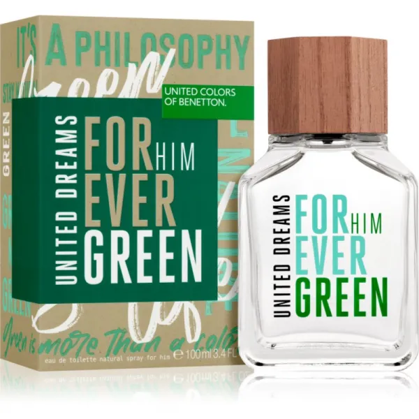 Benetton United Dreams for him Forever Green toaletná voda pre mužov 100 ml