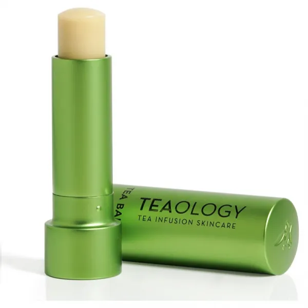 Teaology Tea Balm hydratačný balzam na pery v tyčinke s kyselinou hyalurónovou odtieň Matcha Tea - transparent 4 g