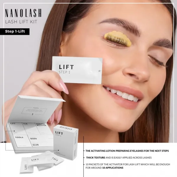 Nanolash Step 1 - Lift aktivátor na lifting a lamináciu mihalníc 10x0,5 ml