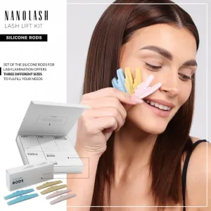 Nanolash Silicone Rods vankúšik na mihalnice 3x2 pár