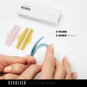 Nanolash Silicone Rods vankúšik na mihalnice 3x2 pár