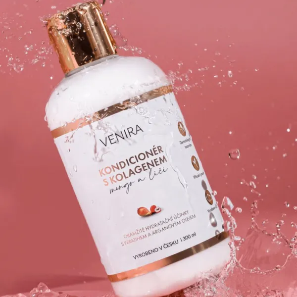 Venira Kondicionér s kolagénom kondicionér pre všetky typy vlasov Mango-Lychee 300 ml