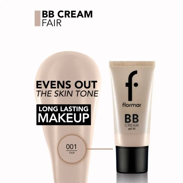 flormar BB Cream BB krém s hydratačným účinkom SPF 20 odtieň BB01 Fair 35 ml