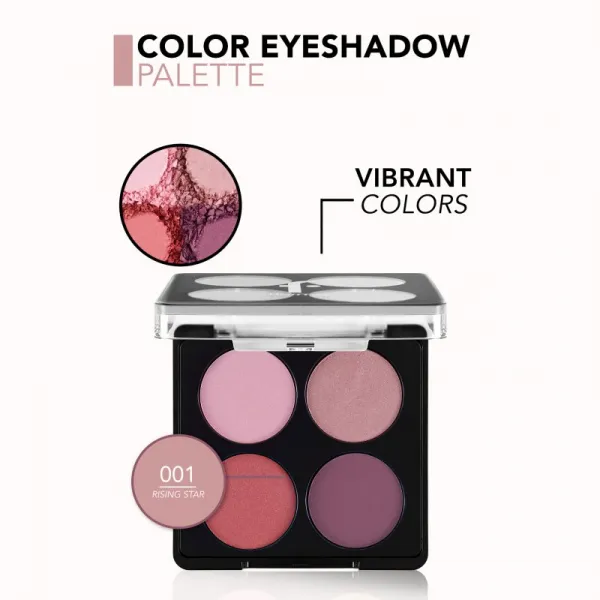 flormar Color Eyeshadow Palette paletka očných tieňov odtieň 001 Rising Star 6 g