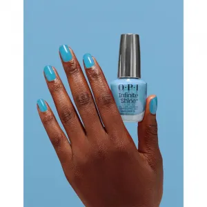 OPI Infinite Shine Silk lak na nechty s gélovým efektom Never Leavin' Blue 15 ml