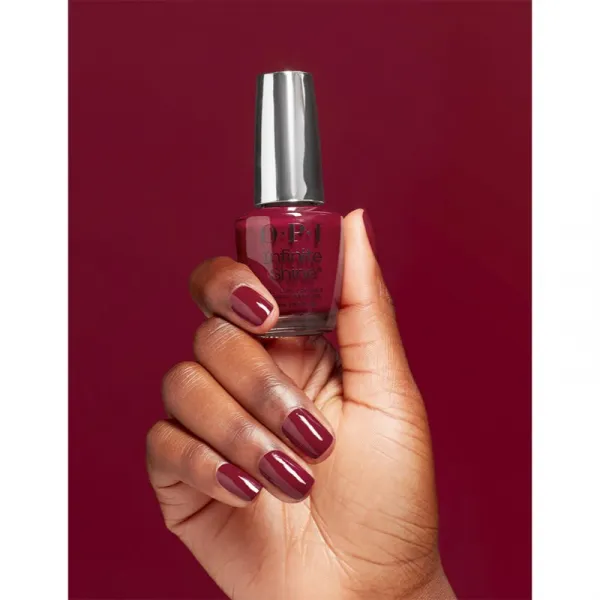 OPI Infinite Shine Silk lak na nechty s gélovým efektom Malaga Wine 15 ml
