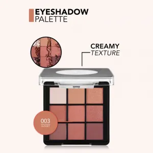 flormar Eyeshadow Palette paletka očných tieňov odtieň 003 Sunset 9 g