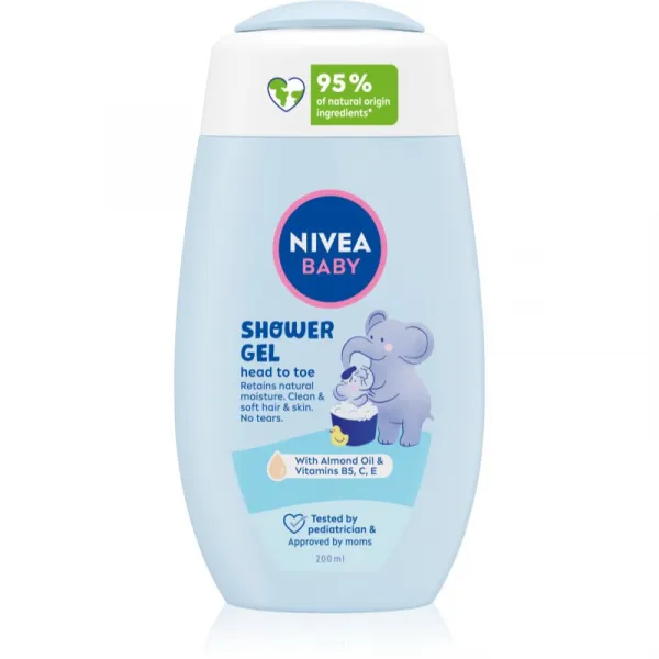 NIVEA BABY sprchový gél na telo a vlasy 200 ml