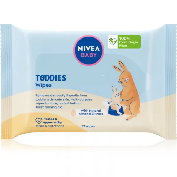 Nivea Baby Toddies multifunkčné obrúsky 57 ks