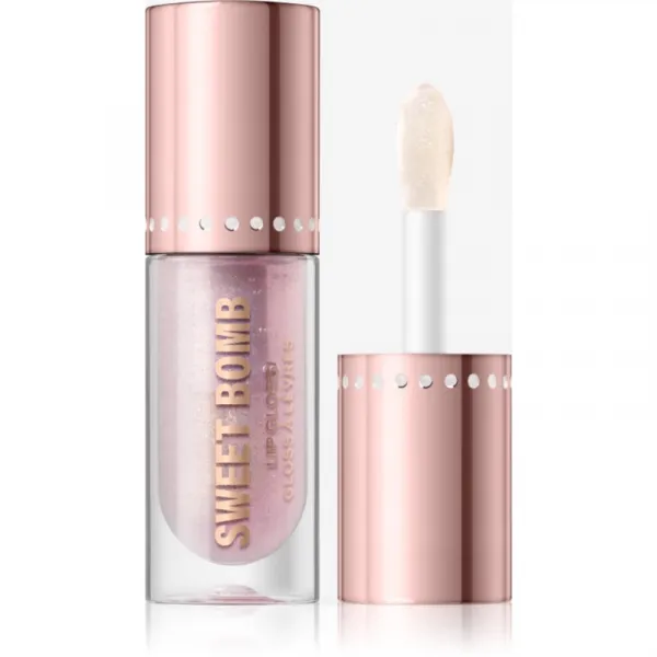 Revolution Y2k Sweet Bomb trblietavý lesk na pery odtieň Vanilla Ice White Holo 4.5 ml