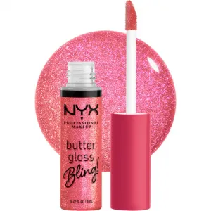 NYX Professional Makeup Butter Gloss Bling lesk na pery trblietavý odtieň 05 She Got Money 8 ml