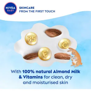 NIVEA BABY Soft & Cream detské jemné vlhčené obrúsky 2x57 ks