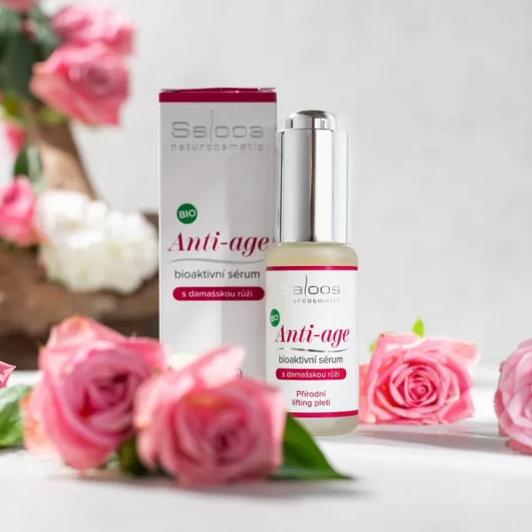 Saloos Anti-Age liftingové spevňujúce sérum pre mladistvý vzhľad damašská ruža 20 ml
