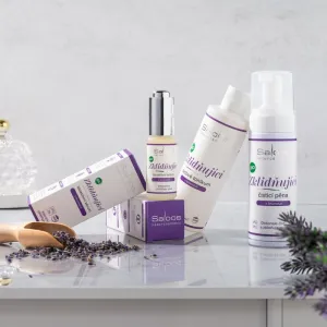 BIO Upokojujúca čistiaca pena s levanduľou, 150 ml