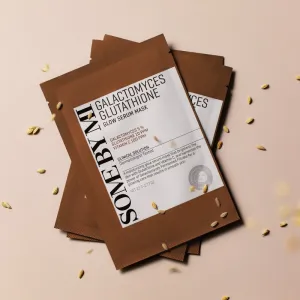 Some By Mi Galactomyces Glutathione Glow Serum Mask rozjasňujúca plátienková maska pre citlivú a suchú pleť 22 g