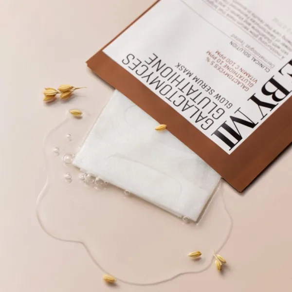 Some By Mi Galactomyces Glutathione Glow Serum Mask rozjasňujúca plátienková maska pre citlivú a suchú pleť 22 g