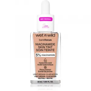 Wet n Wild Bare Focus Niacinamide Skin Tint ľahký hydratačný make-up odtieň Light Medium 32 ml