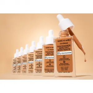 Wet n Wild Bare Focus Niacinamide Skin Tint ľahký hydratačný make-up odtieň Deep 32 ml
