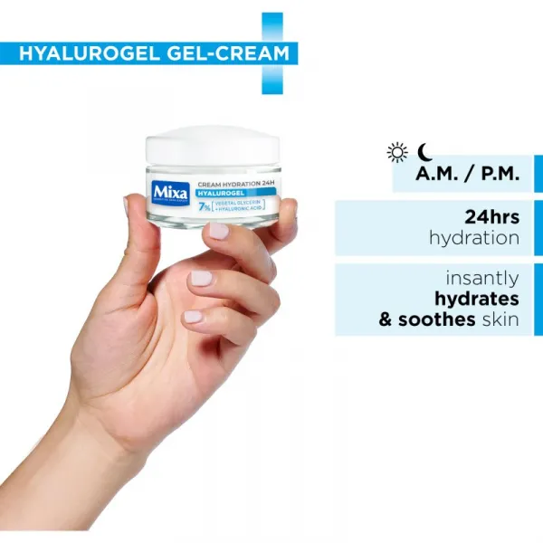 Mixa Hyalurogel sada pre intenzívnu hydratáciu pleti 2x50 ml