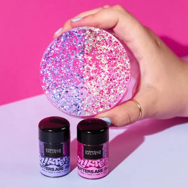 Gabriella Salvete Glitters Are The Answer Glitre na tvár i telo odtieň Violet 10 ml