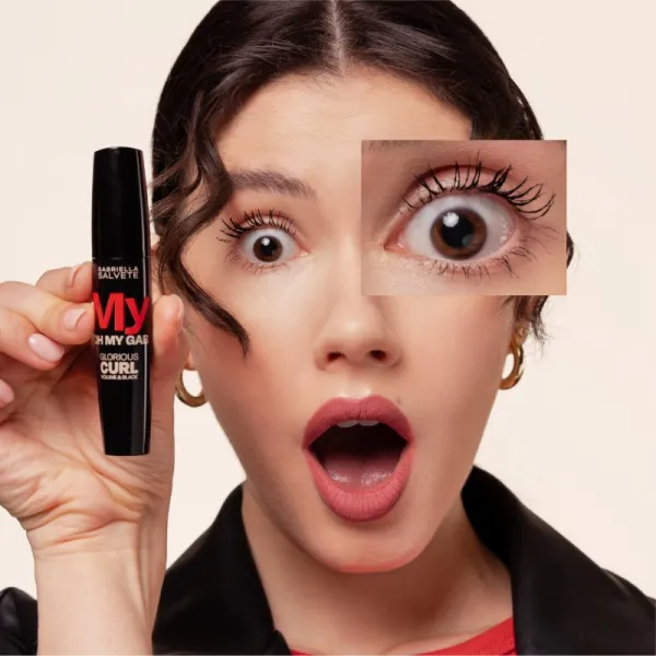 Gabriella Salvete Oh My Gab! My Curl riasenka pre objem a natočenie rias odtieň Black 14 ml