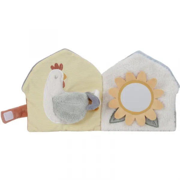 Little Dutch Little Farm Soft Activity Book kontrastná edukatívna knižka 1 ks
