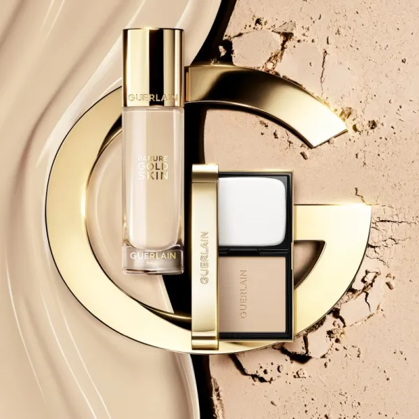 GUERLAIN Parure Gold Skin Control kompaktný zmatňujúci make-up náhradná náplň odtieň 1C Cool 8,7 g