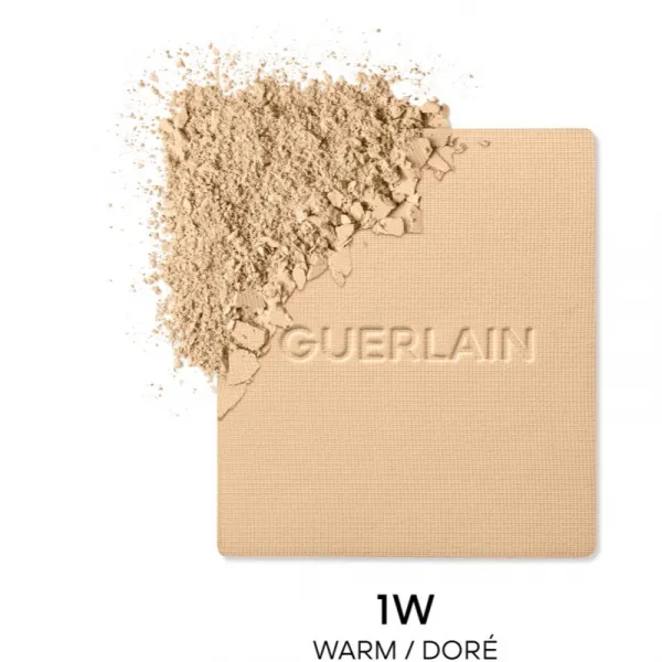 GUERLAIN Parure Gold Skin Control kompaktný zmatňujúci make-up náhradná náplň odtieň 1W Warm 8,7 g