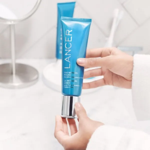 LANCER THE METHOD POLISH Sensitive-Dehydrated Skin čistiaci krémový peeling pre suchú až citlivú pleť 120 ml