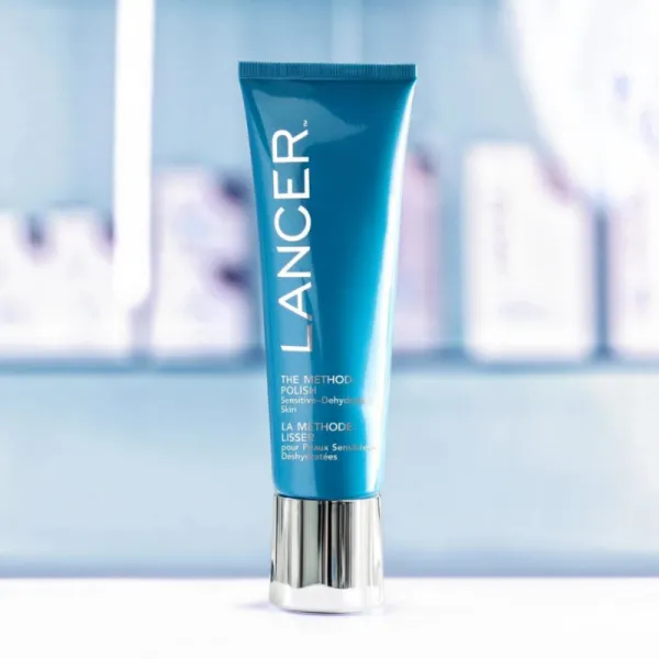 LANCER THE METHOD POLISH Sensitive-Dehydrated Skin čistiaci krémový peeling pre suchú až citlivú pleť 120 ml