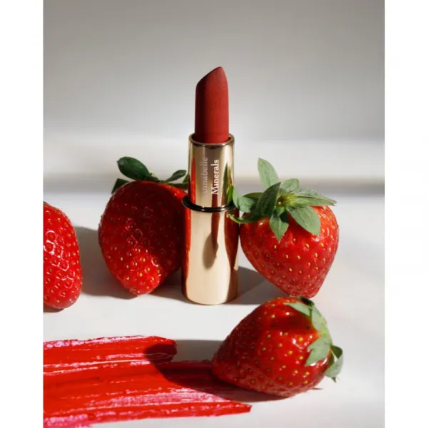 Annabelle Minerals Sheer Lipstick hydratačný lesklý rúž odtieň Strawberry 3,5 g