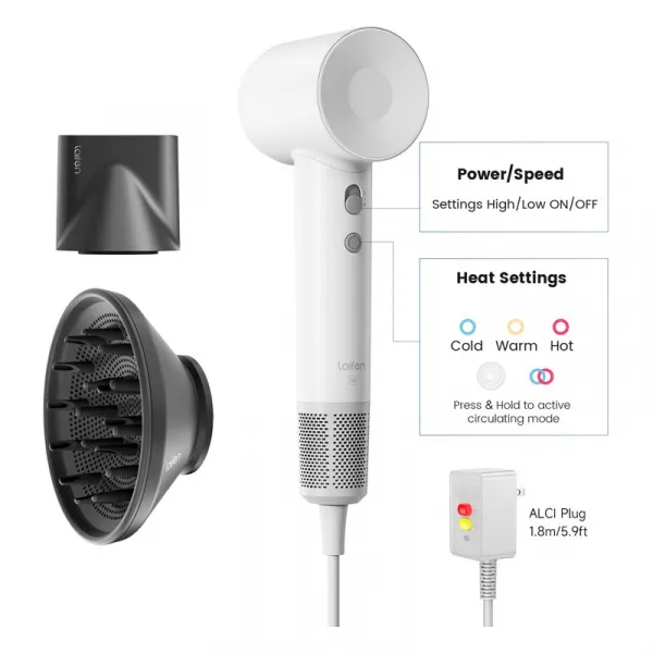 Laifen SWIFT SE Special fén na vlasy White 1 ks