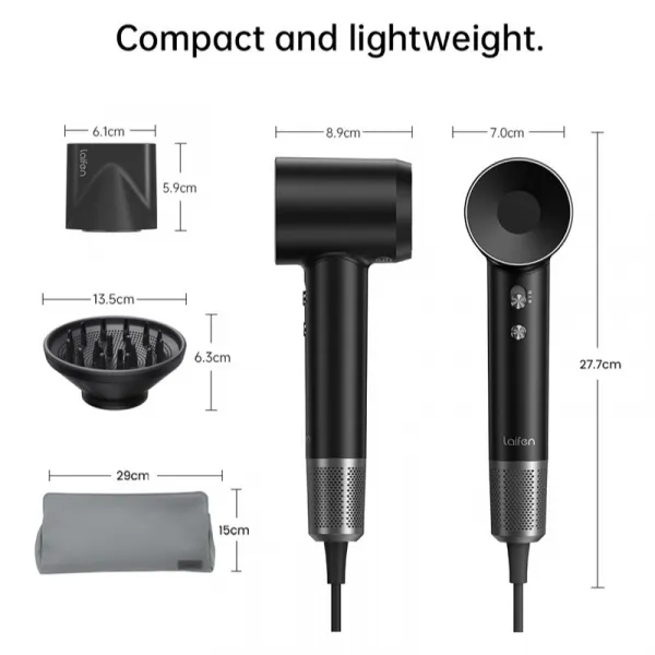 Laifen SWIFT Premium fén na vlasy Black