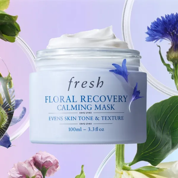 fresh Floral Recovery Calming Mask nočná maska pre citlivú pleť 30 ml
