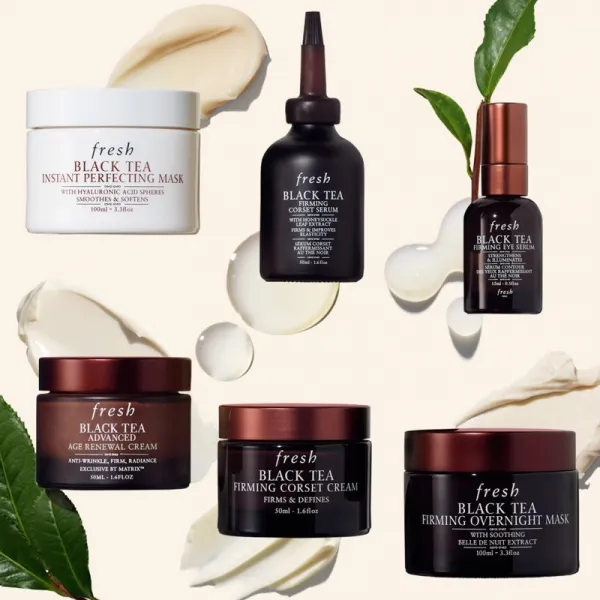 fresh Black Tea Instant Perfecting Mask intenzívna vyhladzujúca pleťová maska 30 ml