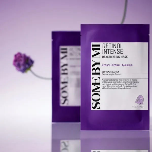 Some By Mi Retinol Intense Reactivating Mask protivrásková plátenná maska pre zrelú pleť 22 g