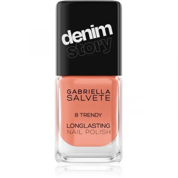 Gabriella Salvete Longlasting Enamel Denim Story dlhotrvajúci lak na nechty odtieň 08 Trendy 11 ml