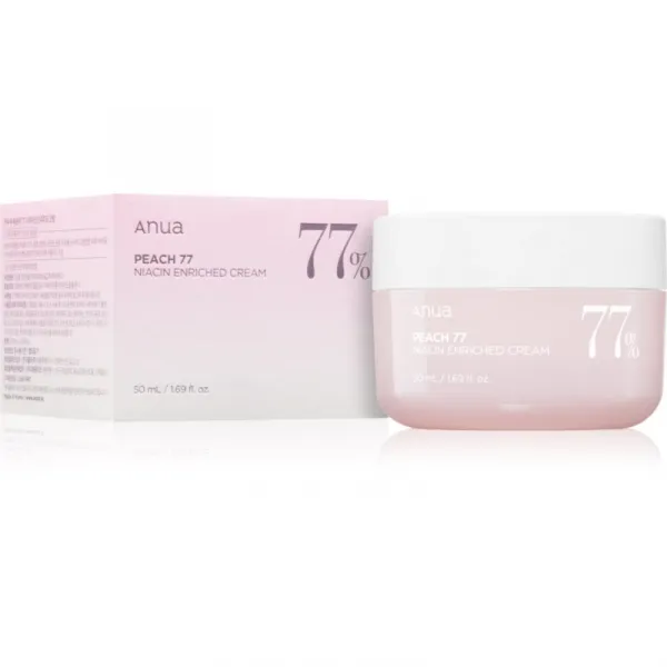 Anua Peach 77% Niacin Enriched Cream obnovujúci hydratačný krém 50 ml