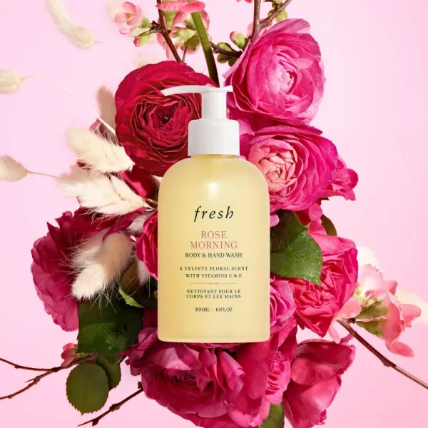 fresh Rose Morning Body & Hand Wash sprchový gél z ruže 300 ml