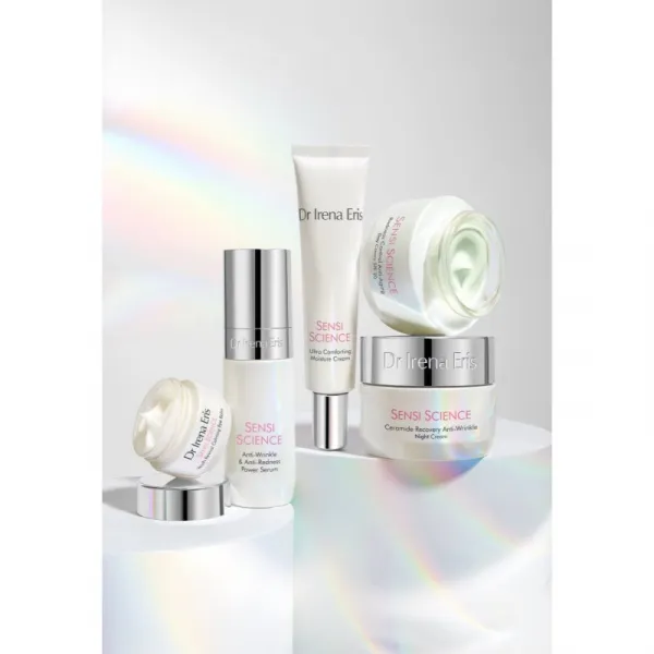 Dr Irena Eris Sensi Science Redness Control Anti-Aging Day Cream intenzívny vyhladzujúci denný krém proti vráskam SPF 20 50 ml