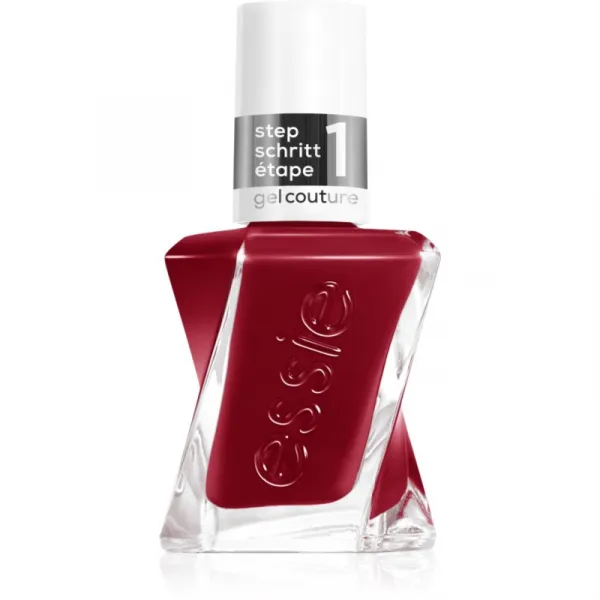 essie Gel by essie lak na nechty s gélovým efektom odtieň 509 paint the gown red 13.5 ml