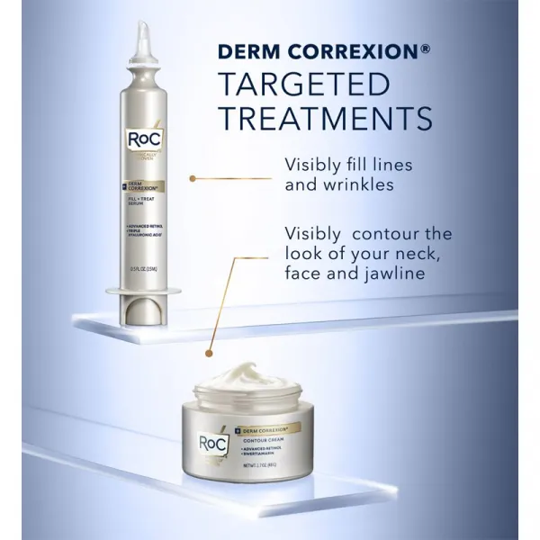 RoC Derm Correxion Fill + Treat sérum proti vráskam s retinolom 15 ml