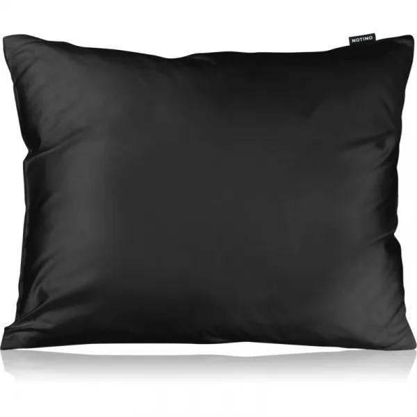 Notino Silk Collection Pillowcase hodvábna obliečka na vankúš Black 50x60 cm